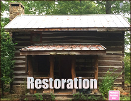 Historic Log Cabin Restoration  Crab Orchard, Kentucky